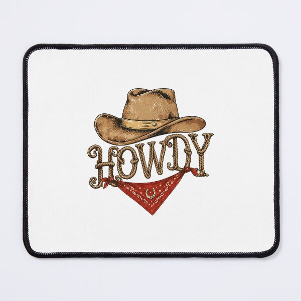 Item preview, Western Howdy Cowboy Hat Bandana Rodeo designed and sold by ImeldaSparks.