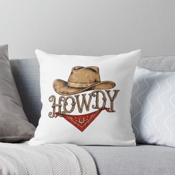 Item preview, Western Howdy Cowboy Hat Bandana Rodeo designed and sold by ImeldaSparks.