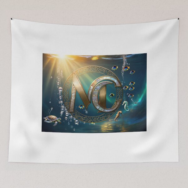 Item preview, MaramaCréations Monogram Ocean designed and sold by Hawaii26.