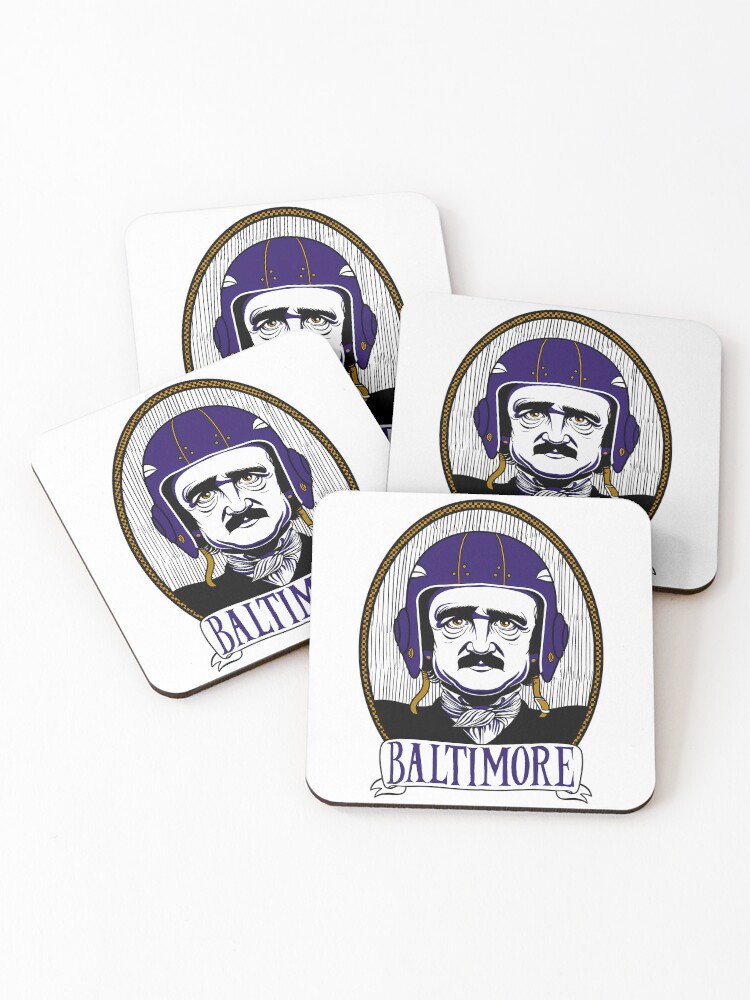 Thumbnail 1 of 5, Coasters (Set of 4), Baltimore Ravin designed and sold by GoodboyBenson.