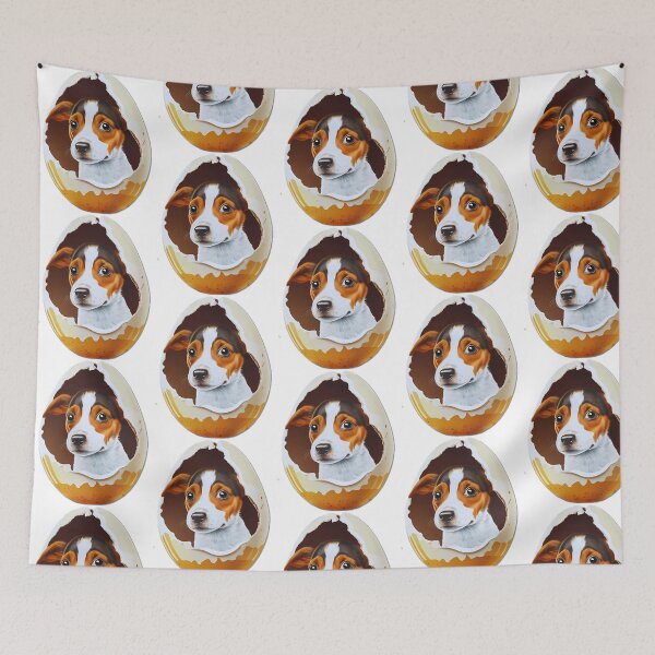 Item preview, Dog In The Egg Illustration designed and sold by ars-enold.