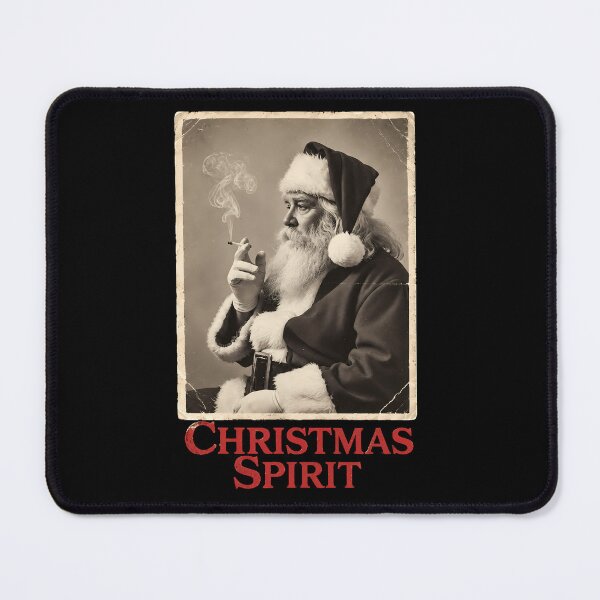 Item preview, Christmas Spirit, Funny Santa Smoking designed and sold by nasr-say.