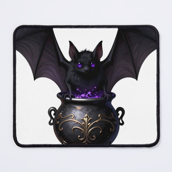 Item preview, Gothic Fruit Bat Amethyst Cauldron designed and sold by IllumeInk.