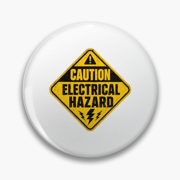Item preview, Caution Electrical Hazard Electrician Worker Safety Warning designed and sold by HumansStuck12.