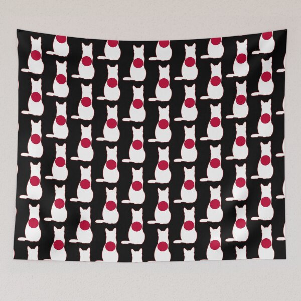 Item preview, Cat Flag of Japan designed and sold by wickedcartoons.