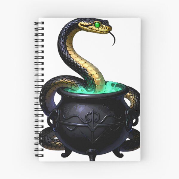 Item preview, Gothic Horned Viper Viridian Cauldron designed and sold by IllumeInk.