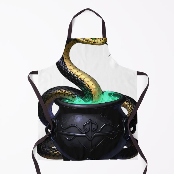 Item preview, Gothic Horned Viper Viridian Cauldron designed and sold by IllumeInk.