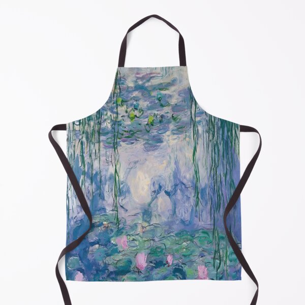 Item preview, Water Lilies by Claude Monet Fan Art Watercolor Painting Vintage Botanical Floral Flowers Nature Digital Illustration designed and sold by Matt_Smith.