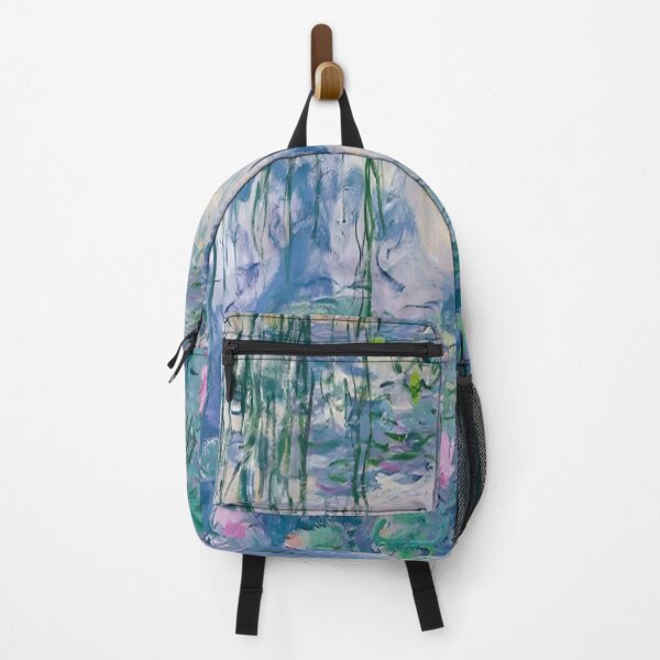 Item preview, Water Lilies by Claude Monet Fan Art Watercolor Painting Vintage Botanical Floral Flowers Nature Digital Illustration designed and sold by Matt_Smith.