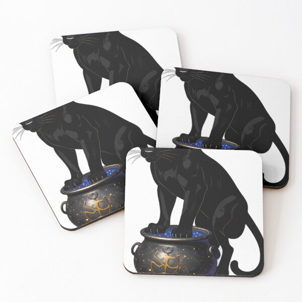 Item preview, Gothic Black Panther Midnight Cauldron designed and sold by IllumeInk.