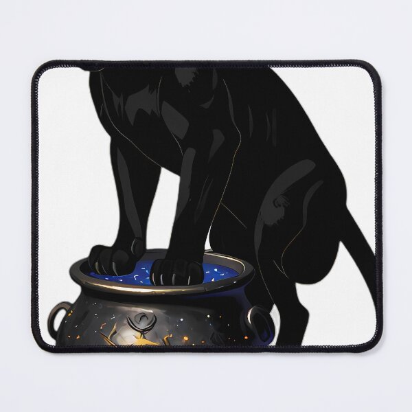 Item preview, Gothic Black Panther Midnight Cauldron designed and sold by IllumeInk.