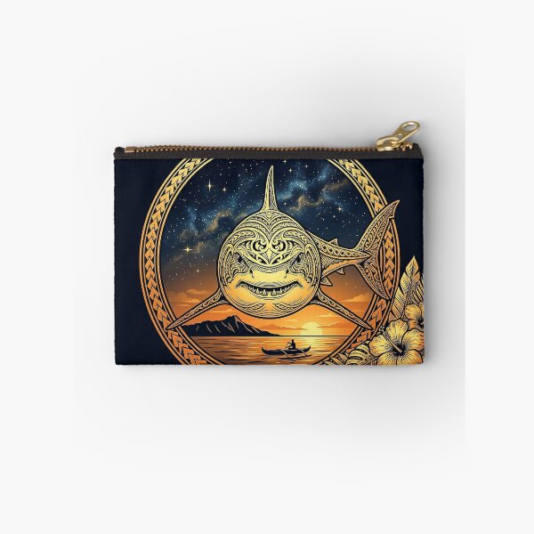 Item preview, Mystic Polynesian Shark — Golden Tatau Art, Ocean Sunset Design designed and sold by Hawaii26.