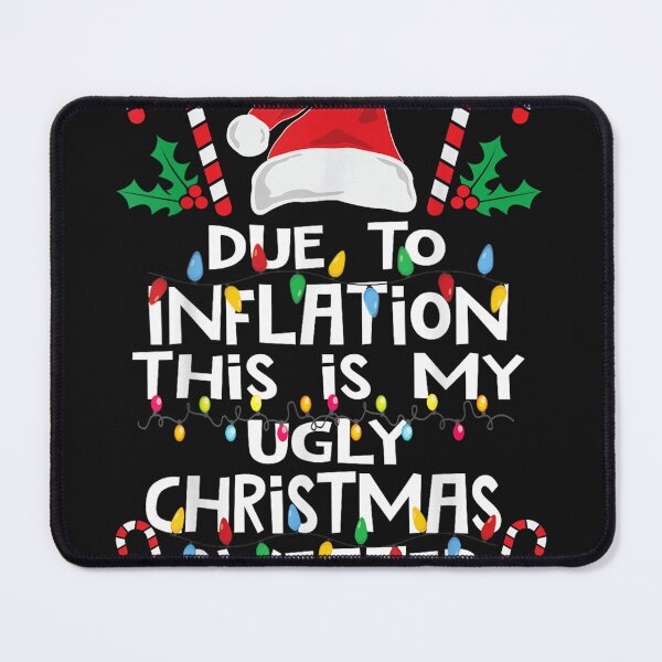 Item preview, Funny Due to Inflation Ugly Christmas Sweaters for Men Women designed and sold by matnguc1.