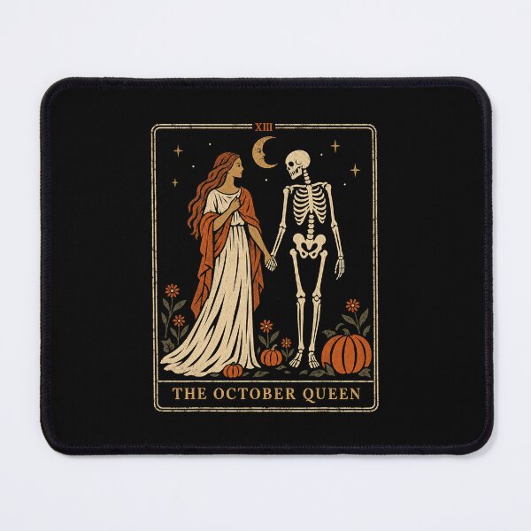 Item preview, The October Queen Vintage Skeleton Tarot Card designed and sold by nryum.