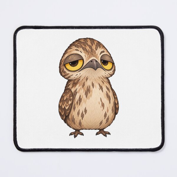 Item preview, Cute Potoo Bird Character with Big Golden Eyes | Funny Potoo Owl designed and sold by MrDev.