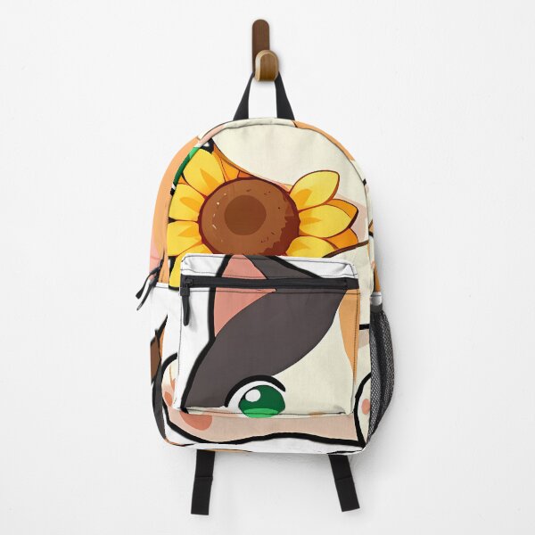 Item preview, Cute Calico Cat Hugging Bright Sunflower designed and sold by pumsquare.