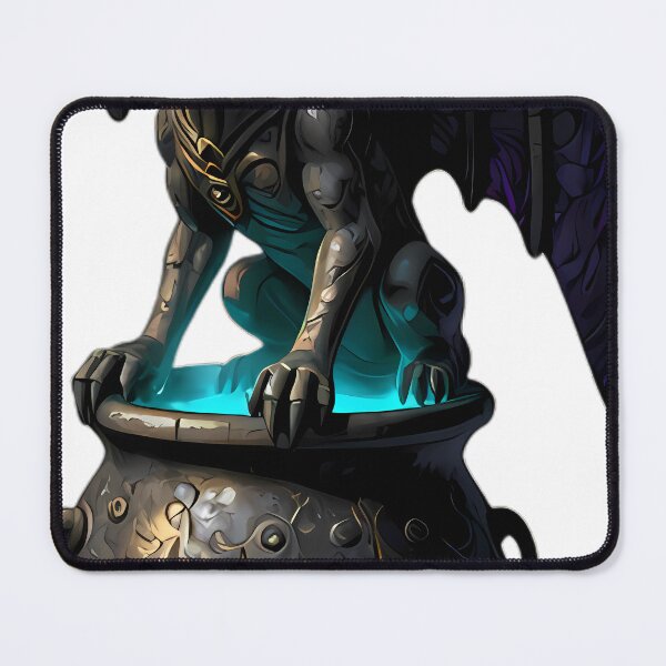 Item preview, Gothic Stone Gargoyle Spectral Cauldron designed and sold by IllumeInk.