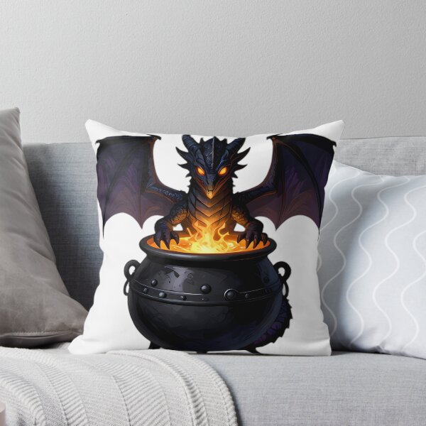 Item preview, Gothic Dragon Wyrmling Dragonfire Cauldron designed and sold by IllumeInk.