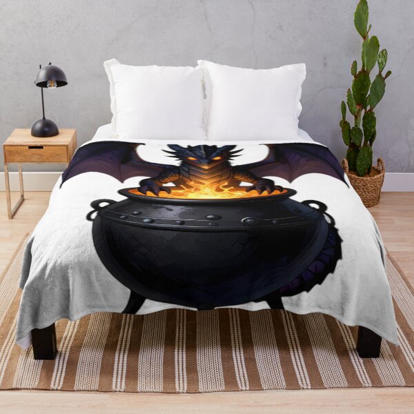 Item preview, Gothic Dragon Wyrmling Dragonfire Cauldron designed and sold by IllumeInk.