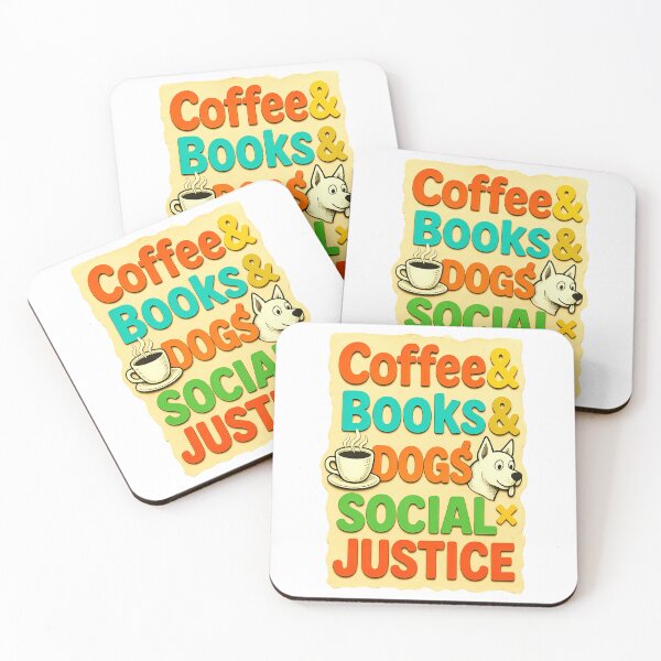 Item preview, Books And Coffee And Dogs And Social Justice  designed and sold by aca-riolaus.