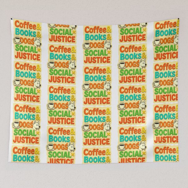 Item preview, Books And Coffee And Dogs And Social Justice  designed and sold by aca-riolaus.