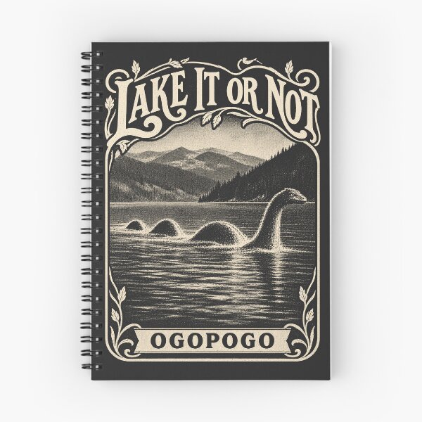 Item preview, Ogopogo, Okanagan Lake, Canada [Distressed Vintage Cryptid Eyewitness Photograph] designed and sold by elektronen.
