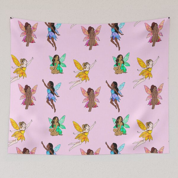 Item preview, Repeating Fairy Pattern designed and sold by Clover Crow.