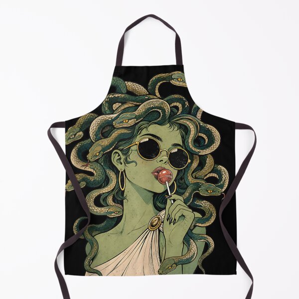 Item preview, Medusa Lollipop Retro Halloween Greek Mythology  designed and sold by FableMind.