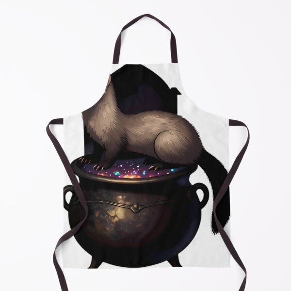 Item preview, Gothic Ermine Opal Brew Cauldron designed and sold by IllumeInk.