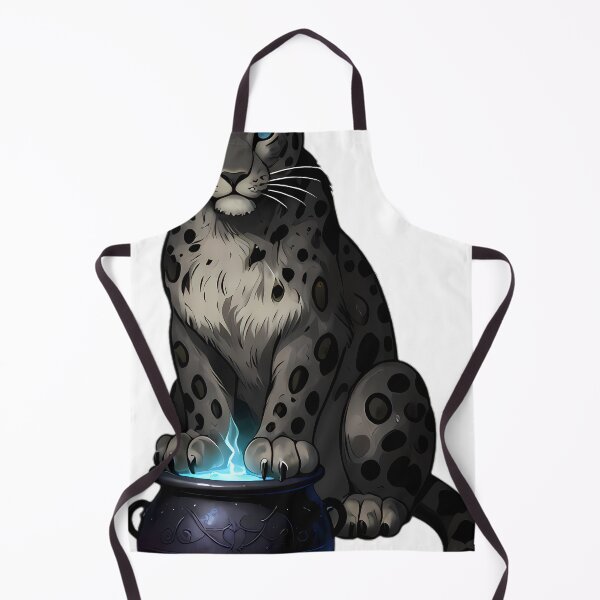 Item preview, Gothic Snow Leopard Azure Cauldron designed and sold by IllumeInk.