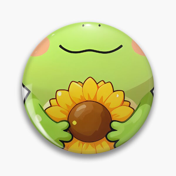 Item preview, Cute Tree Frog Hugging Sunflower designed and sold by pumsquare.