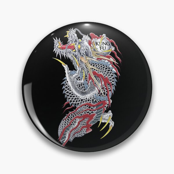 Item preview, Silver Eastern Dragon Japanese Tattoo Art designed and sold by WillaLangosh.