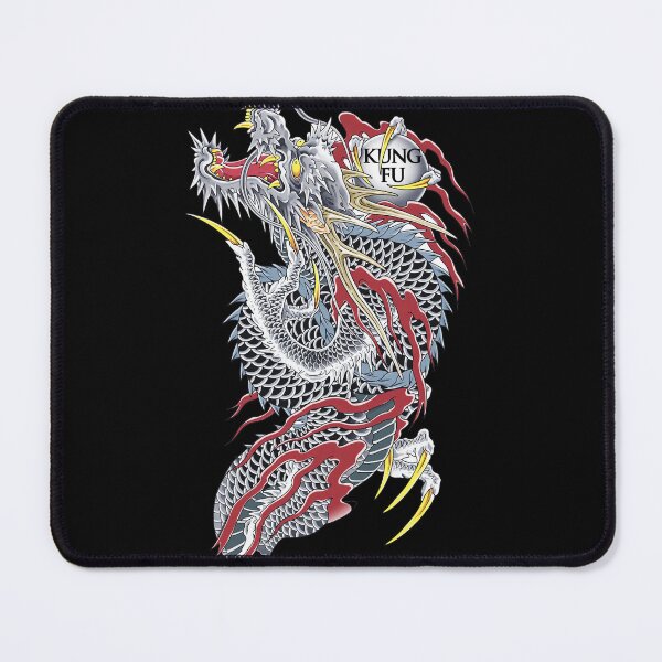 Item preview, Silver Eastern Dragon Japanese Tattoo Art designed and sold by WillaLangosh.