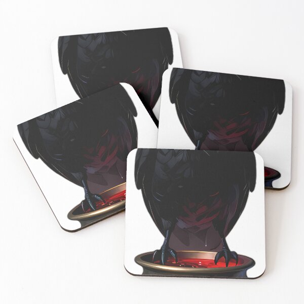 Item preview, Gothic Crow Crimson Rose Cauldron designed and sold by IllumeInk.