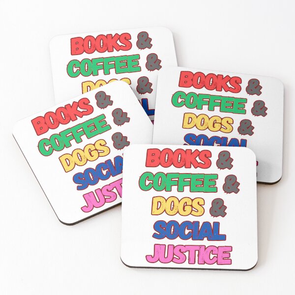 Item preview, Books And Coffee And Dogs And Social Justice designed and sold by aca-riolaus.