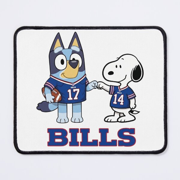 Item preview, Bluey And Snoopy Buffalo Football Buddies designed and sold by DamianRoy88.