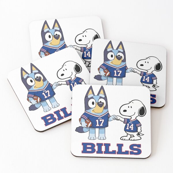 Item preview, Bluey And Snoopy Buffalo Football Buddies designed and sold by DamianRoy88.