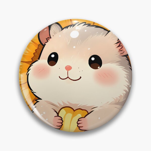 Item preview, Cute Tiny Hamster Holding Big Sunflower designed and sold by pumsquare.