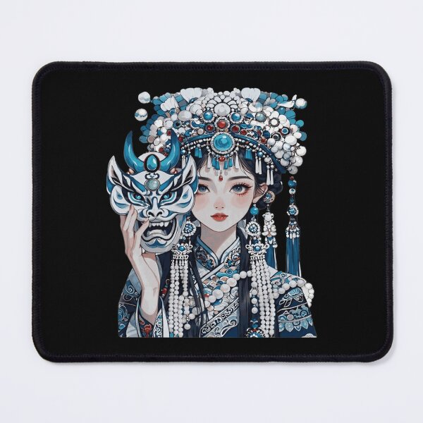 Item preview, Elegant Chinese Opera Girl Mask designed and sold by ynnVonarx24.