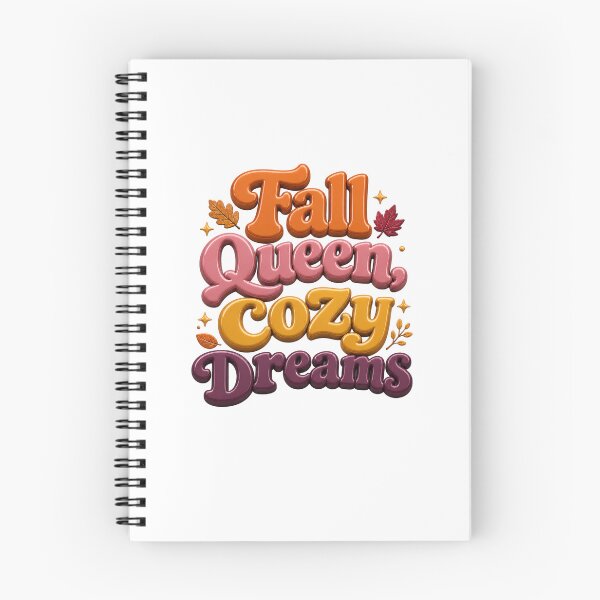 Item preview, Fall Queen, Cozy Dreams – Cute Cozy Autumn Design for Women & Fall Lovers designed and sold by PrintSparkDesigns.