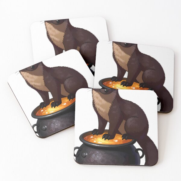 Item preview, Gothic Pine Marten Amber Cauldron designed and sold by IllumeInk.