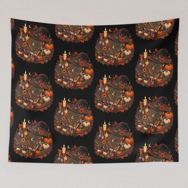 Item preview, Autumn Witch Spells and Enchantments Grimoire designed and sold by FestivityFinds.