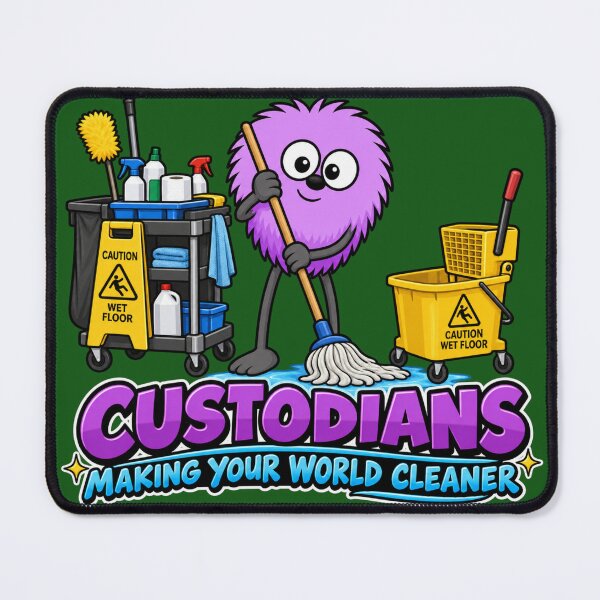 Item preview, Custodians - Making Your World Cleaner. designed and sold by TheThinglings.