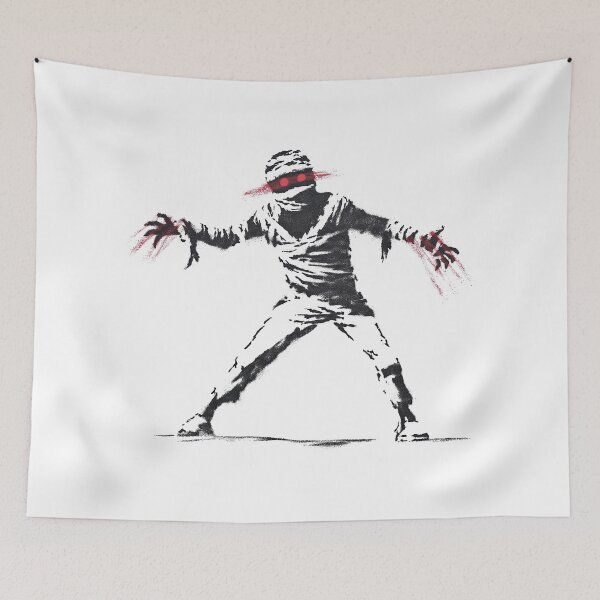 Item preview, Ancient Egyptian Mummy Awakening Stencil Art designed and sold by EdvvinStudios.