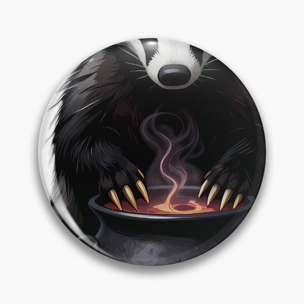 Item preview, Gothic Badger Hemlock Cauldron designed and sold by IllumeInk.