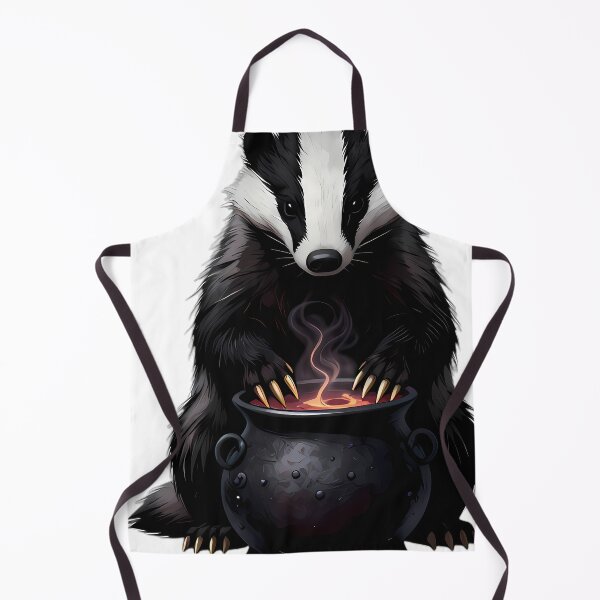 Item preview, Gothic Badger Hemlock Cauldron designed and sold by IllumeInk.