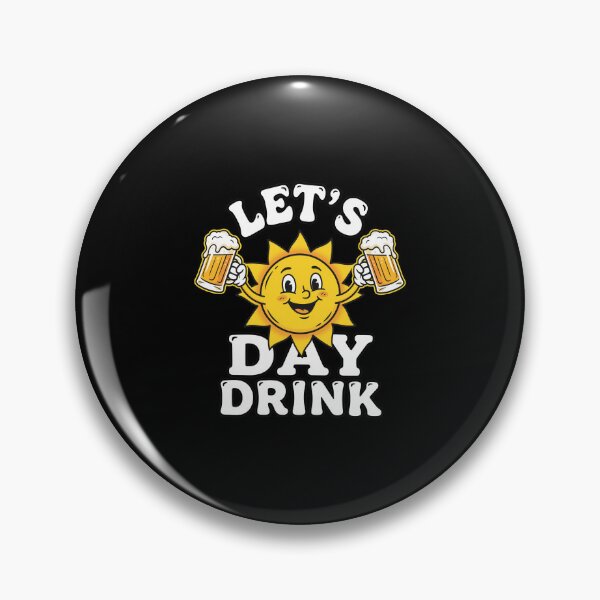 Item preview, Retro Sun Lets Day Drink Humor designed and sold by VOUDERSON.