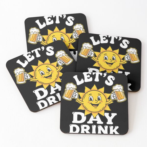 Item preview, Retro Sun Lets Day Drink Humor designed and sold by VOUDERSON.