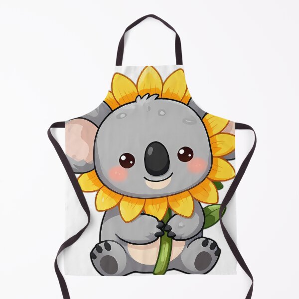 Item preview, Cute Baby Koala Hugging Sunflower Stalk designed and sold by pumsquare.