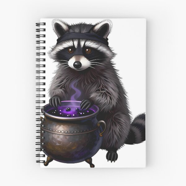 Item preview, Gothic Raccoon Blackberry Brew Cauldron designed and sold by IllumeInk.